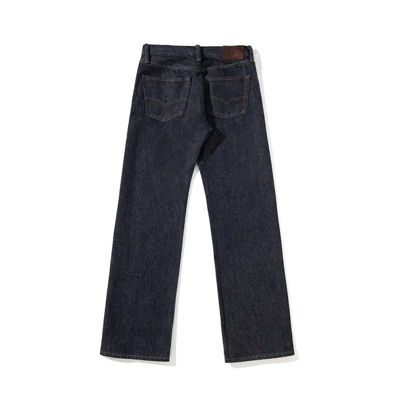 Straight-Leg Denim Jeans