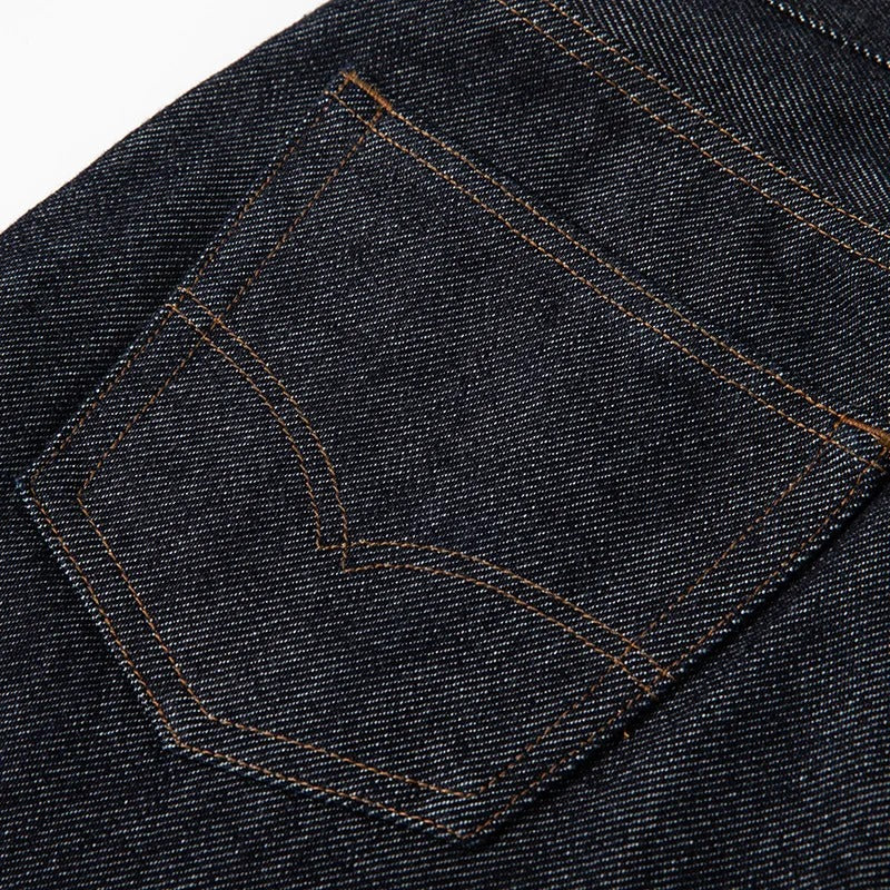 Straight-Leg Denim Jeans