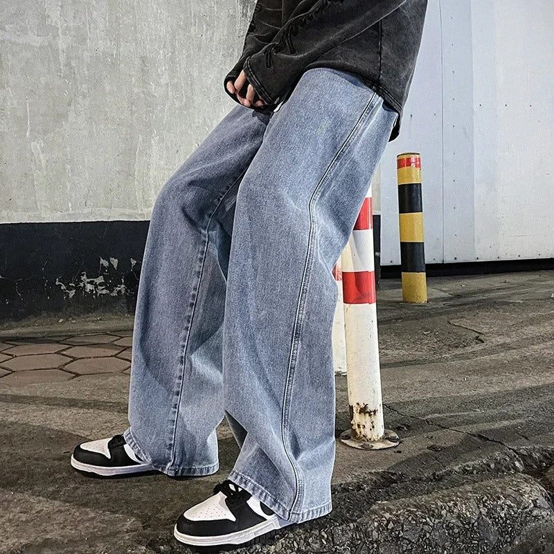 Washed Baggy Jeans